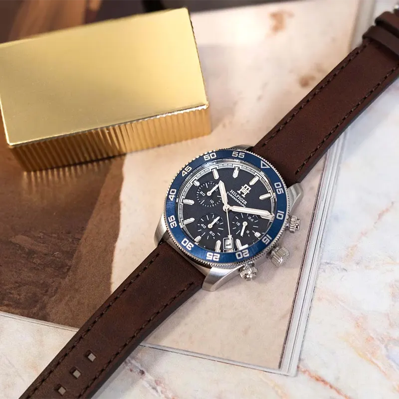 Tommy Hilfiger TH85 Chronograph Blue Men's Watch Watch- 1792163